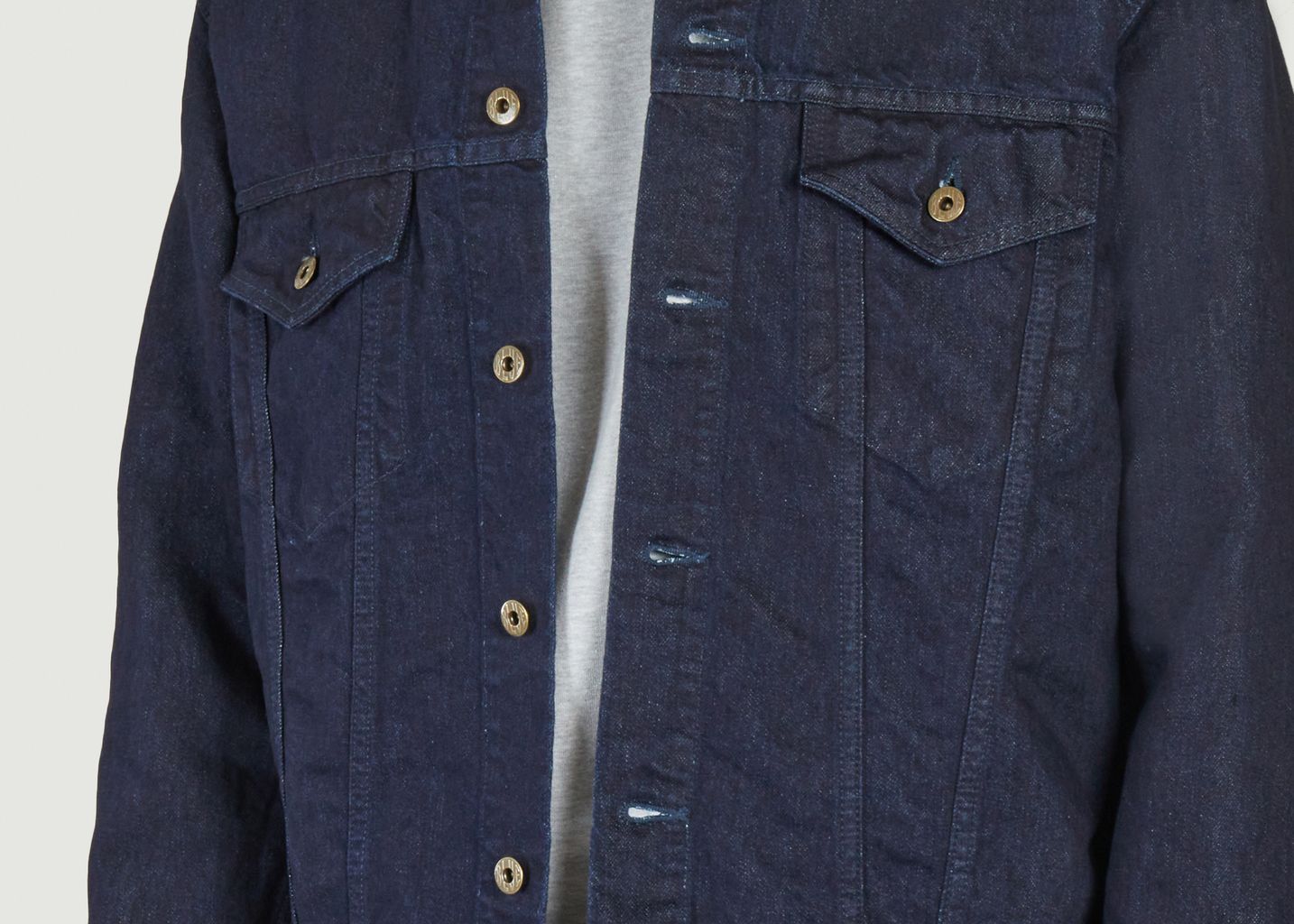 Veste en jean brut Kouzo (楮-コウゾ) - Japan Blue Jeans